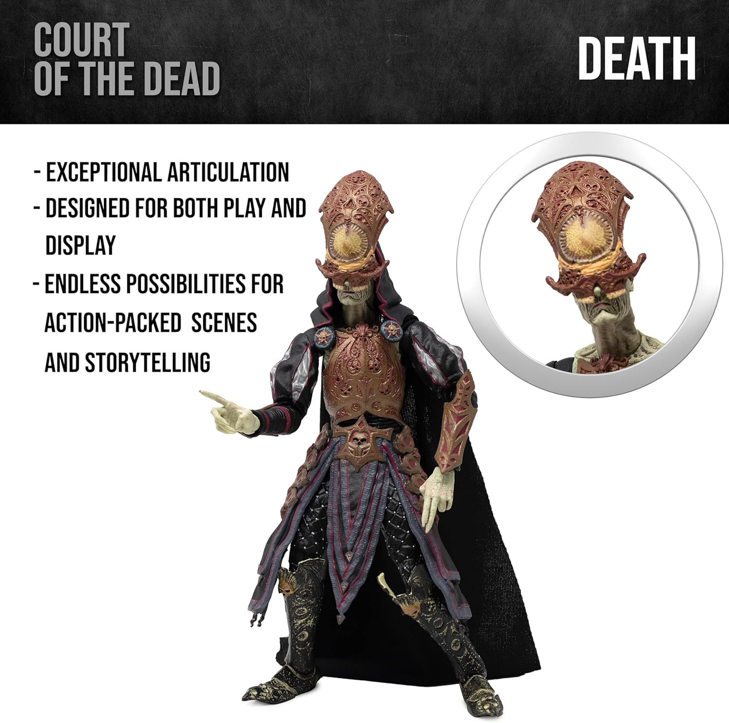 Boss Fight Studio Corte dei morti: Death, Master of the Underworld - Action figure in scala 1:12