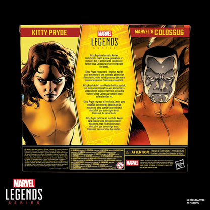 Marvel Legends Series X-Men Kitty Pryde & Marvel’s Colossus 2er-Pack, 2 von den Astonishing X-Men Comics inspirierte Action-Figuren zum Sammeln (Skala 15 cm
