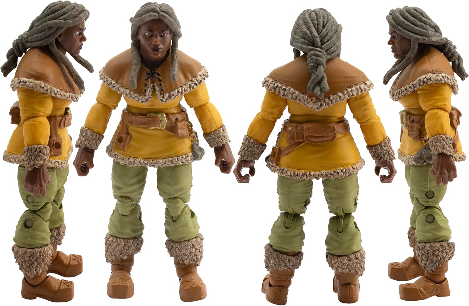 Boss Fight Studio Vitruvian H.A.C.K.S. Fantasy Series – Madam Ruskin, Dwarf Tavern Keeper Action Figure - Highly Articulated Collectible Figurine with Interchangeable Parts & Accessories - 1:18
