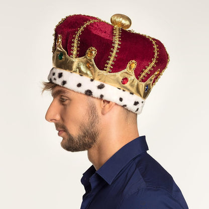 Boland 36106 Majesty Hat Crown for Adults, Costume Accessory for Carnival and Theme Party, Fancy Dress Costumes, JGA Single, Boland 36106 Majesty Hat Crown for Adults, Costume Accessory for Carnival and Theme Party, Fancy Dress Costumes, JGA Single, Bolan