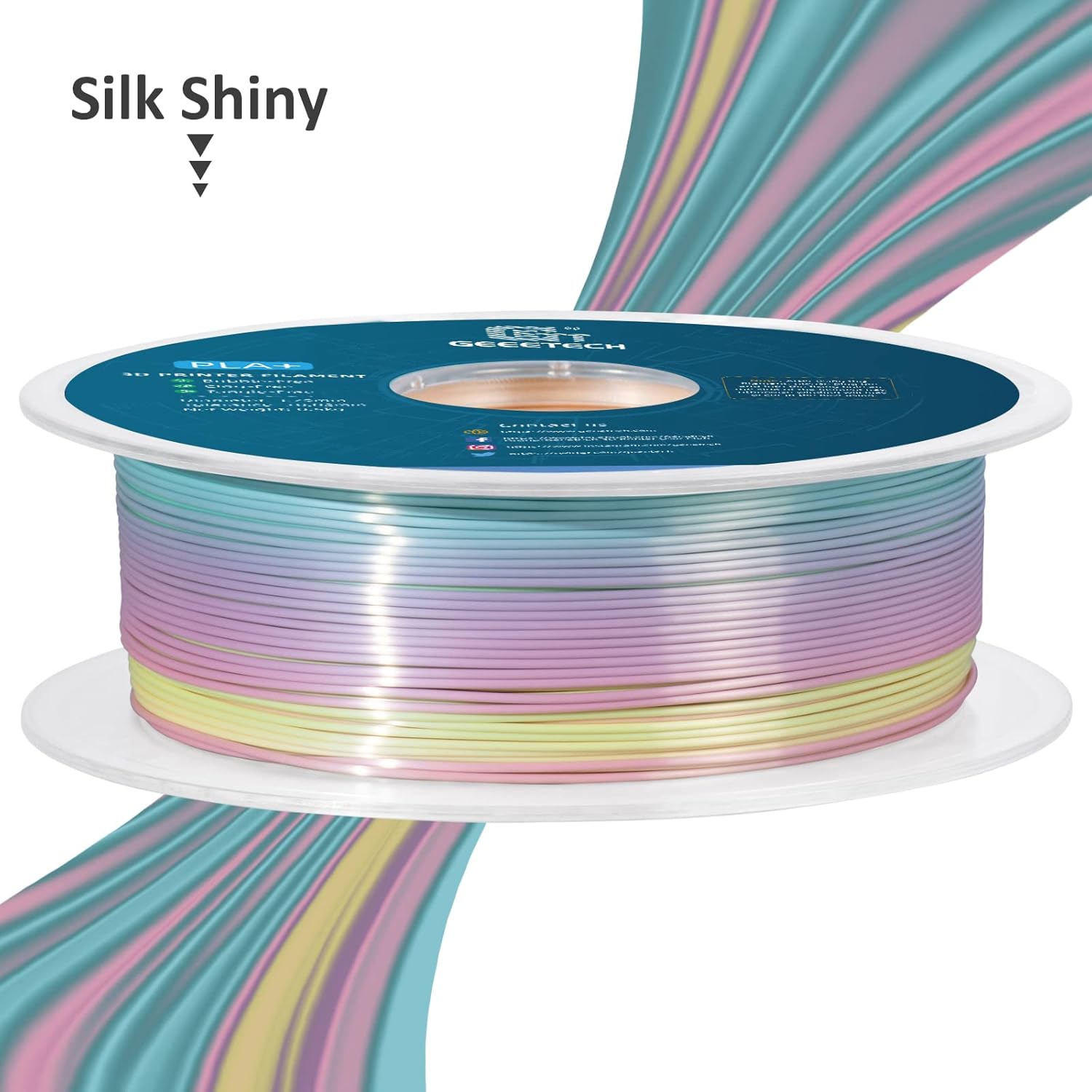 Geeetech - Pla Silk Rainbow Light (1.75Mm - 1Kg)