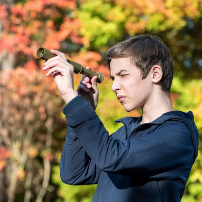 Kikkerland Huckleberry Telescope - Compact, Durable, and Optical Instrument with Precision Lenses for Star Gazing, Nature Watching & Outdoor Exploration