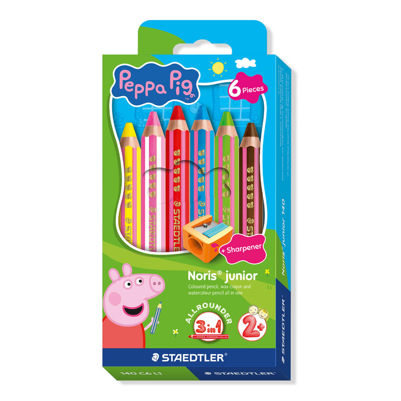 Staedtler – Peppa Pig Colouring Pencils – 6 Pcs Ass (140 C6 L1)