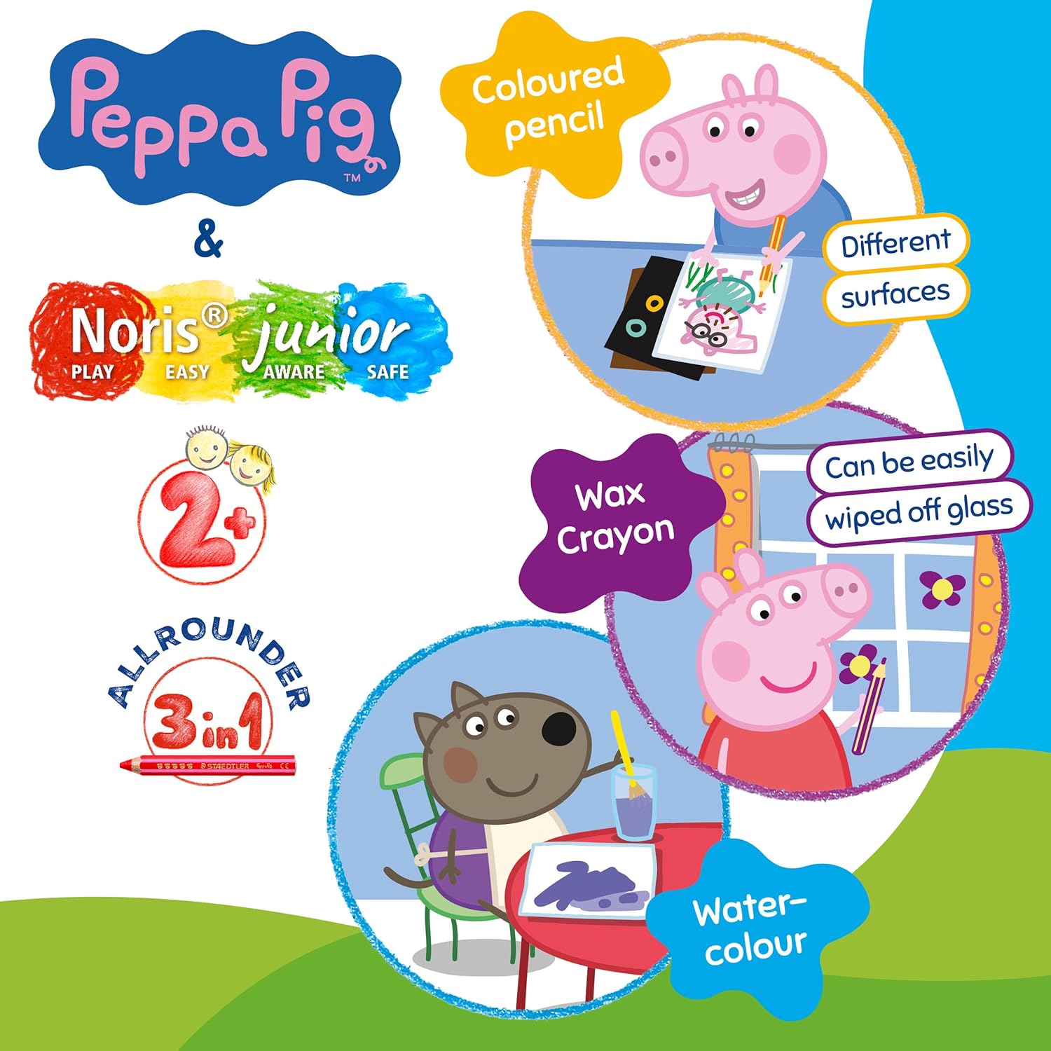 Staedtler – Peppa Pig Colouring Pencils – 6 Pcs Ass (140 C6 L1)