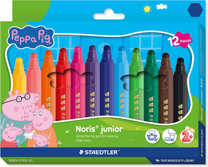 Staedtler – Peppa Pig Pens – 12 Pcs Assorted (329 C12 L1)