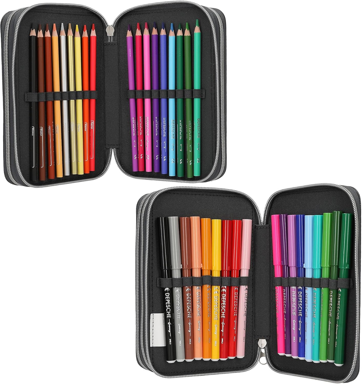 Dino World - Triple Pencil Case With Led Drone (0413981)