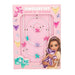 Depesche TOPModel 14062 Jewellery Set with Chain, Bracelet and Ring, White Pearls and Colourful Balloon Dogs, Adjustable Length and Elastic Band