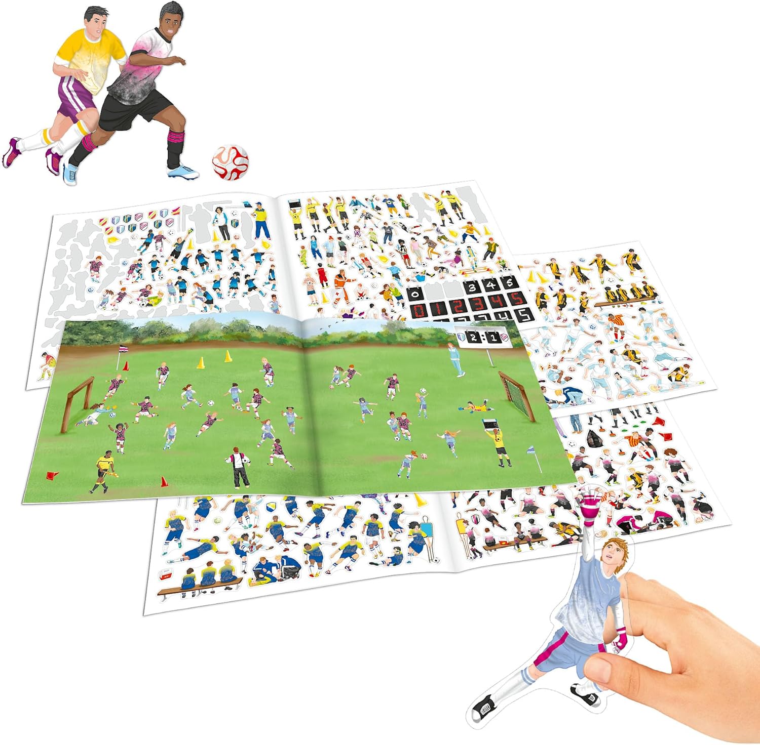 Depesche Create Your Football Game Stickerbook