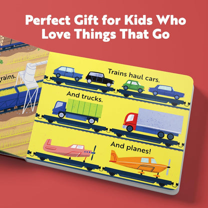 Go, Trains, Go! A Train Book for Toddlers 1-3: Train Books for Toddlers 1-3 (Things That Go