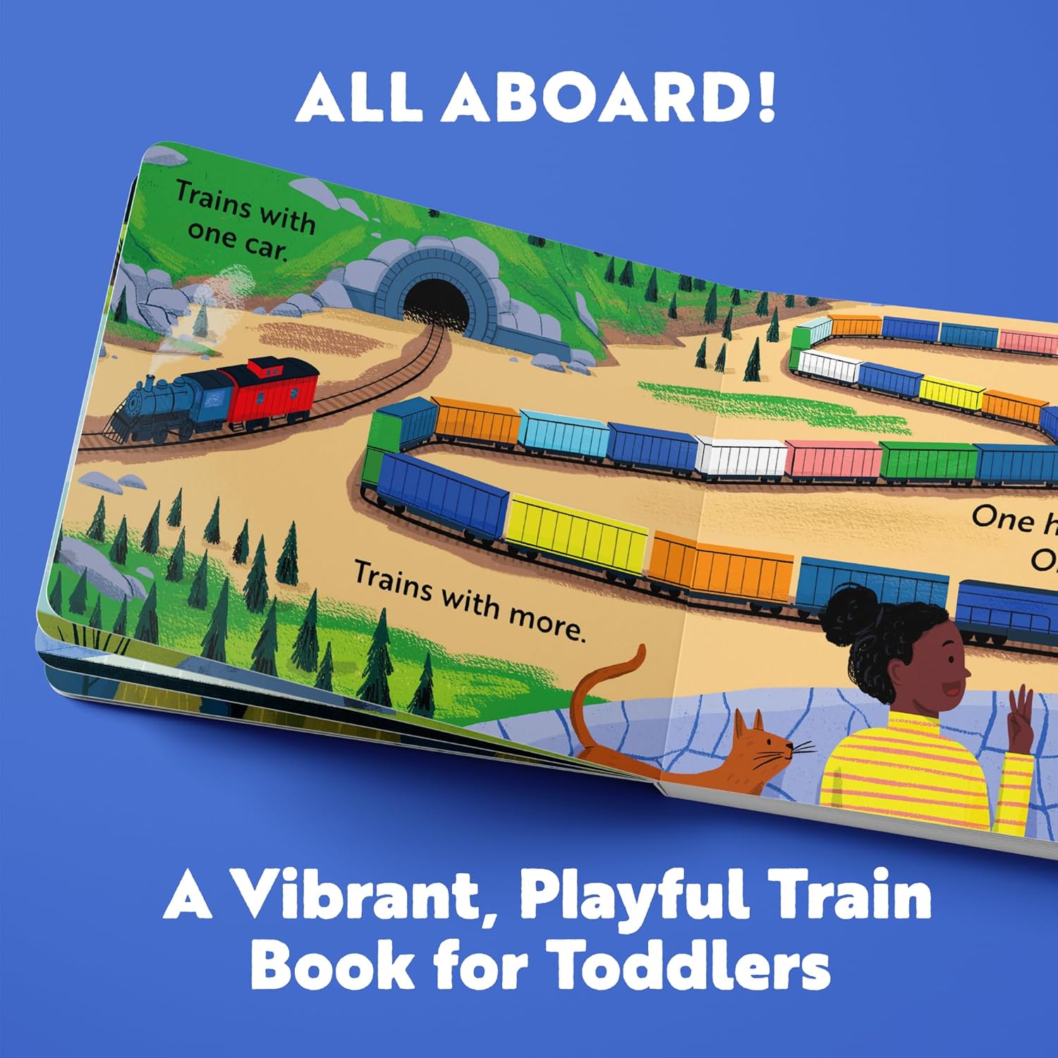 Go, Trains, Go! A Train Book for Toddlers 1-3: Train Books for Toddlers 1-3 (Things That Go