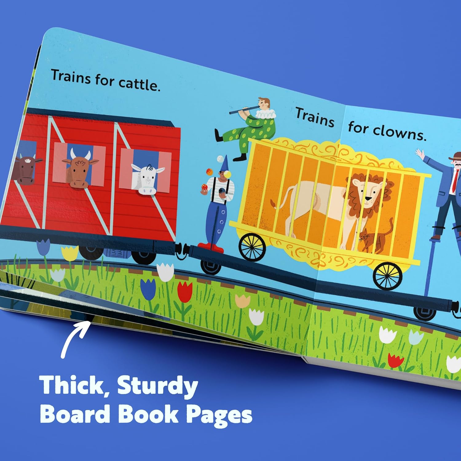 Go, Trains, Go! A Train Book for Toddlers 1-3: Train Books for Toddlers 1-3 (Things That Go