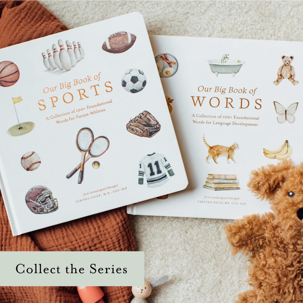 Our Big Book of Animals: First 100 Animal Words for Language Development, including Farm, Jungle, Pets, Bugs, and More (Our Little Adventures Series