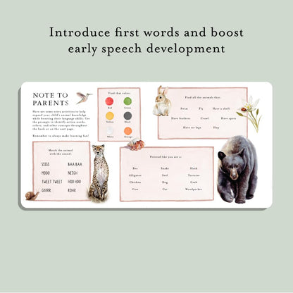 Our Big Book of Animals: First 100 Animal Words for Language Development, including Farm, Jungle, Pets, Bugs, and More (Our Little Adventures Series