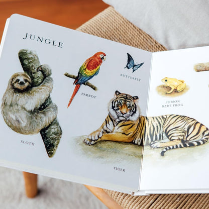 Our Big Book of Animals: First 100 Animal Words for Language Development, including Farm, Jungle, Pets, Bugs, and More (Our Little Adventures Series