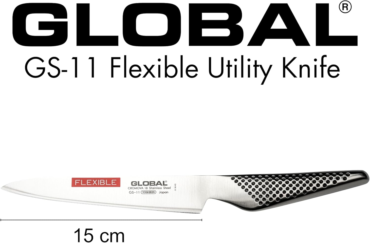 Global Gs11 Fileermes - 15 Cm - Flexibel