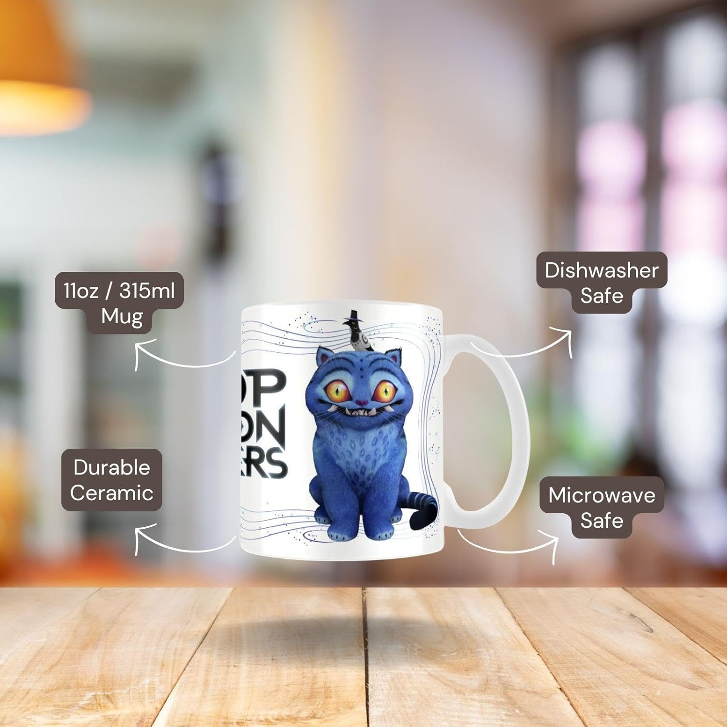 Pyramid International Kpop Dämonenjäger Derpy & Sussie Tasse, Keramik, 325 ml, süßes Anime-Geschenk für Kinder und Fans, spülmaschinen- und mikrowellengeeignet, lustiges Charakter-Design