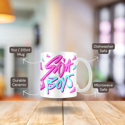 Pyramid International Kpop Dämonenjäger Saja Boys Heart Sketch Mug – Keramik Kaffeetasse 325 ml – niedliches Anime-Geschenk für Kinder und Fans – spülmaschinen- und mikrowellengeeignet – Sammlerstück