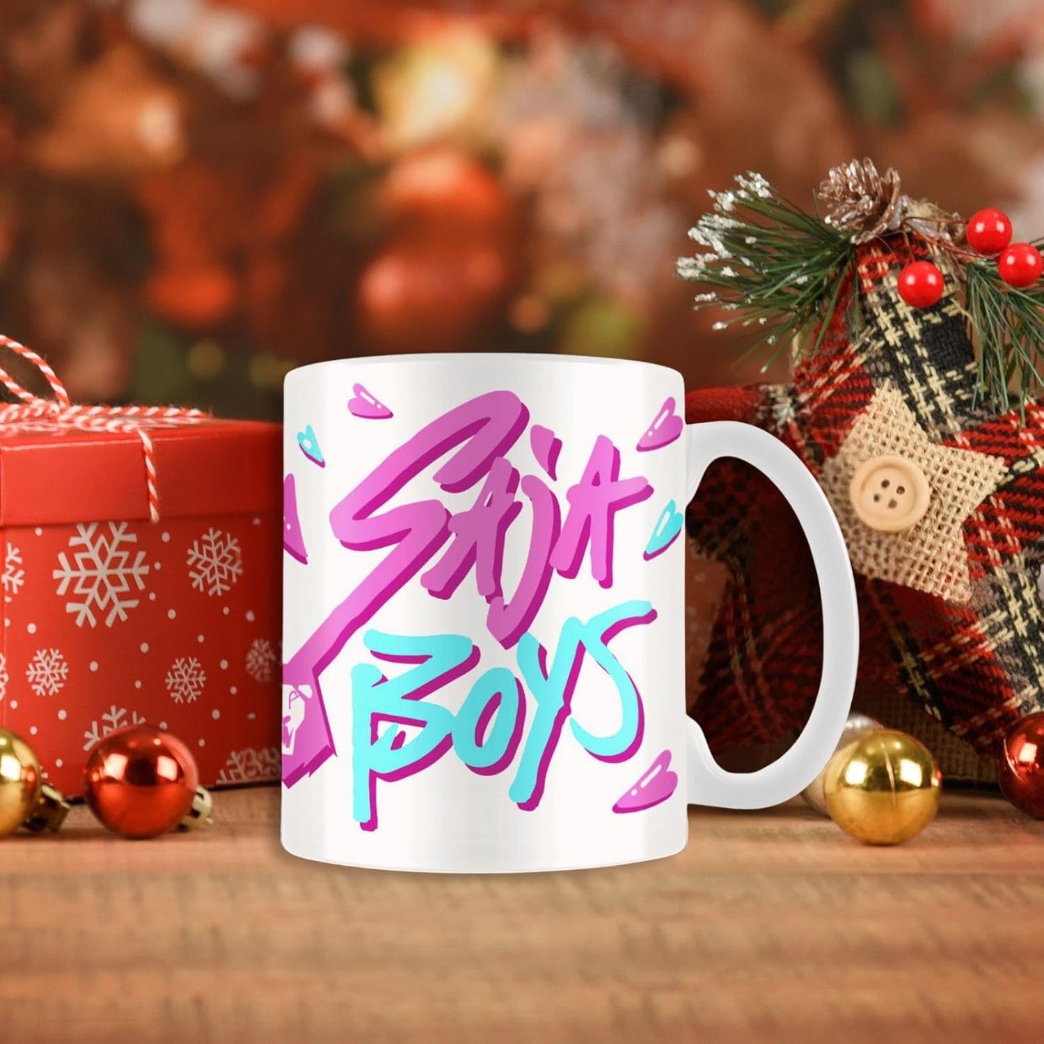 Pyramid International Kpop Dämonenjäger Saja Boys Heart Sketch Mug – Keramik Kaffeetasse 325 ml – niedliches Anime-Geschenk für Kinder und Fans – spülmaschinen- und mikrowellengeeignet – Sammlerstück