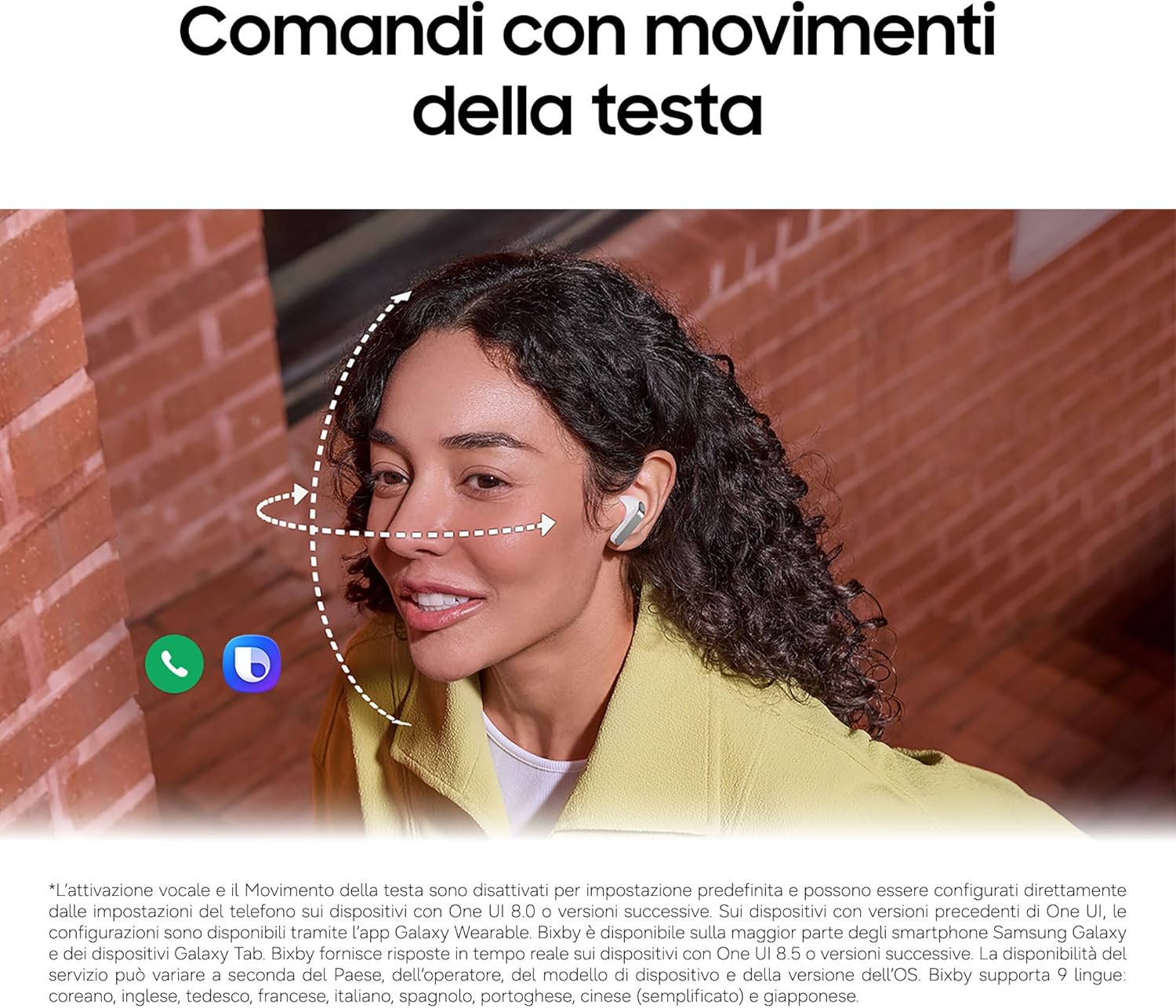Samsung Galaxy Buds4 Black, Auricolari Bluetooth Wireless, Equalizzatore Adattivo, Chiamate Cristalline, Audio a 360°, ANC, Controllo Adattivo del Rumore, Galaxy AI con Comandi Vocali