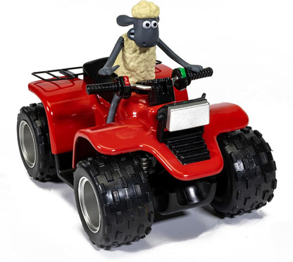 Corgi CC81003 Shaun the Sheep - Bitzer Quad Bike Die-Cast Model, Collectible Character Models with Quadbike, Diecast Model Vehicles for Kids and Collectors