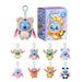 Disney YuYus Stitch Wave 1 – Plüsch-Vinyl-Charms im Blindbox-Format, Bag-Charm-Trend, 9 tierische Designs wie Tiger oder Axolotl, Karabiner, Überraschungsfigur, ca. 12 cm, für Kinder & Fans