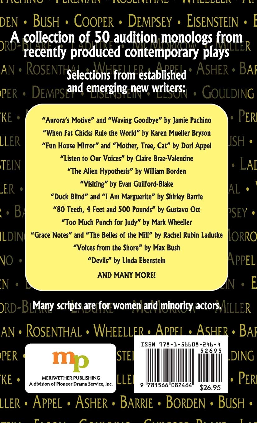 Audition Monologs for Student Actors--Volume 2