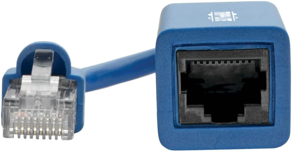 Tripp Lite Adaptador de Cable de Consola Rollover Cisco , (M/H) - RJ45 a RJ45, Azul, 127 mm  - Cable de red ((M/H) - RJ45 a RJ45, Azul, 127 mm , 0,127 m, Cat6, RJ-45, RJ-45, Azul