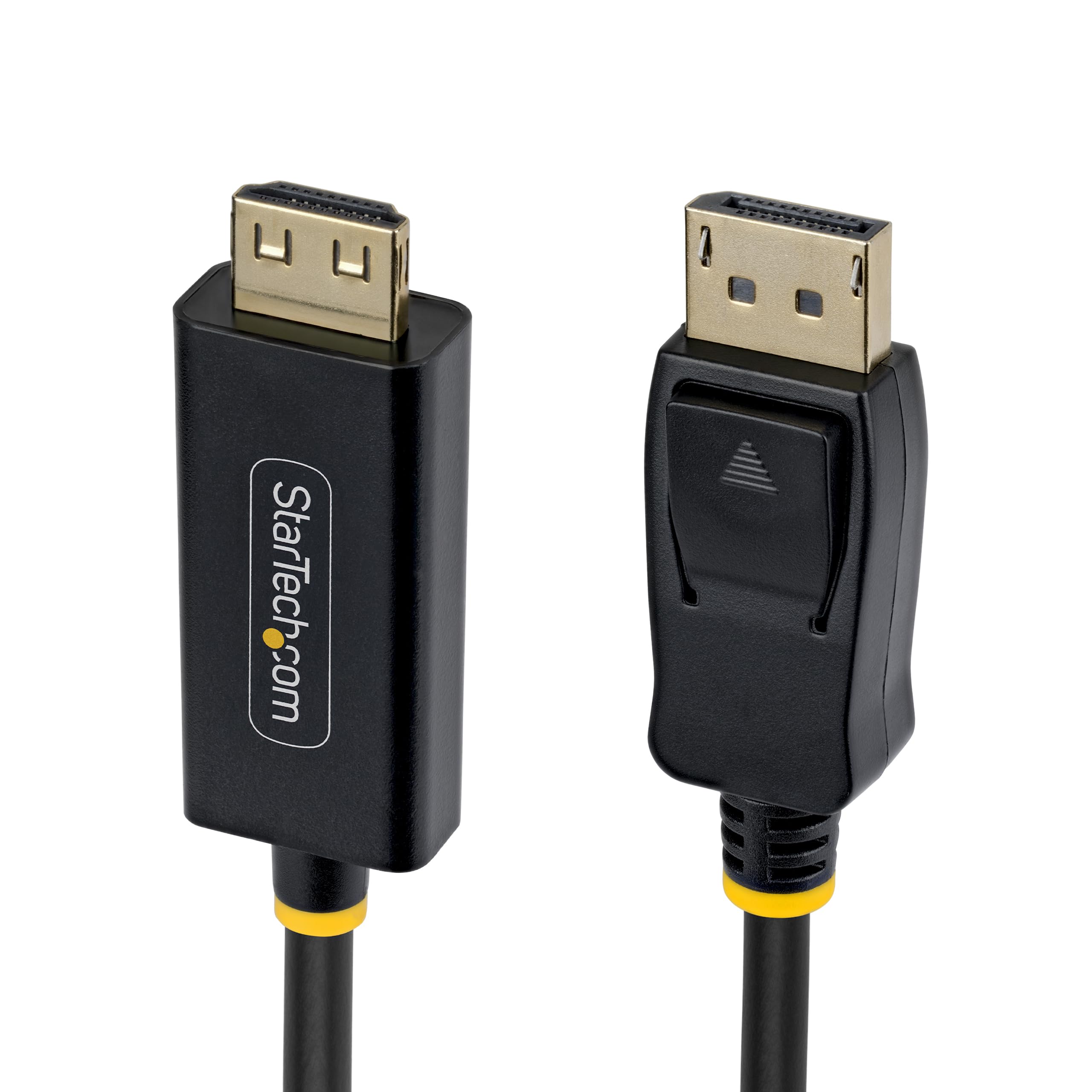 StarTech Cavo Adattatore DisplayPort a HDMI da 4,6 m con Connettori a Presa Rinforzata, 4K 60Hz HDR, Convertitore Unidirezionale DP a HDMI per Lenovo, Dell, HP
