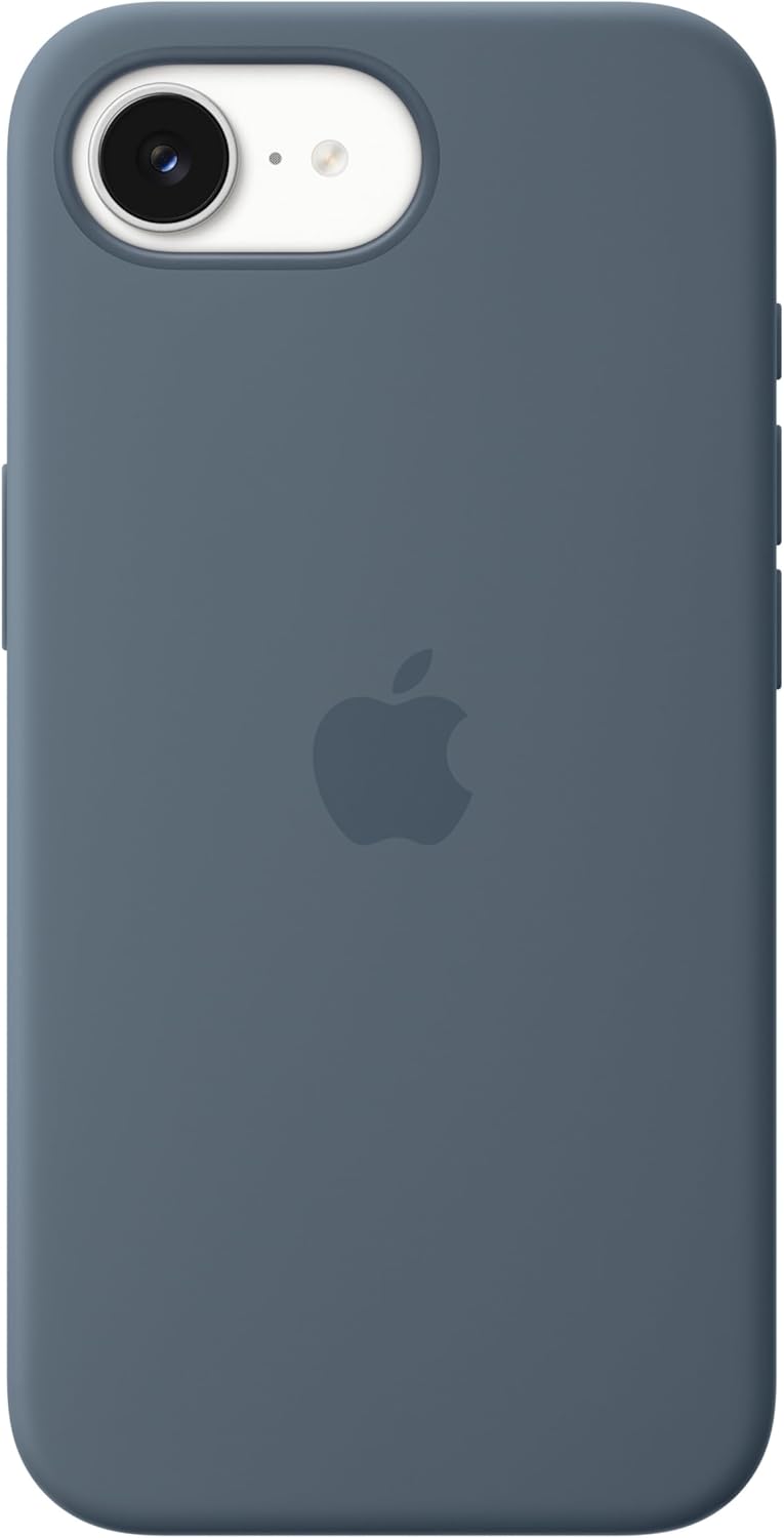 Apple - Back Cover For Mobile Phone - Magsafe Compatibility - Silicone - Anchor Blue - For Iphone 17E
