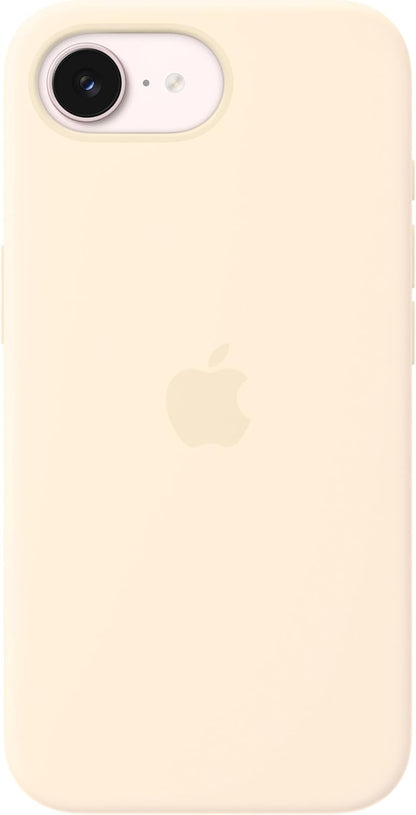 Apple - Back Cover For Mobile Phone - Magsafe Compatibility - Silicone - Vanilla - For Iphone 17E