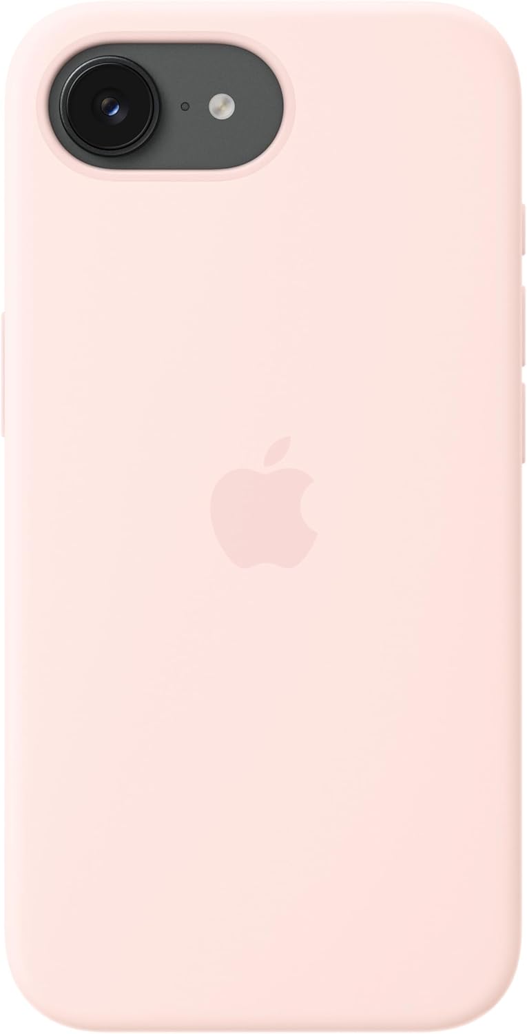 Apple - Back Cover For Mobile Phone - Magsafe Compatibility - Silicone - Soft Pink - For Iphone 17E