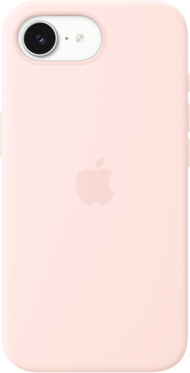 Apple - Back Cover For Mobile Phone - Magsafe Compatibility - Silicone - Soft Pink - For Iphone 17E