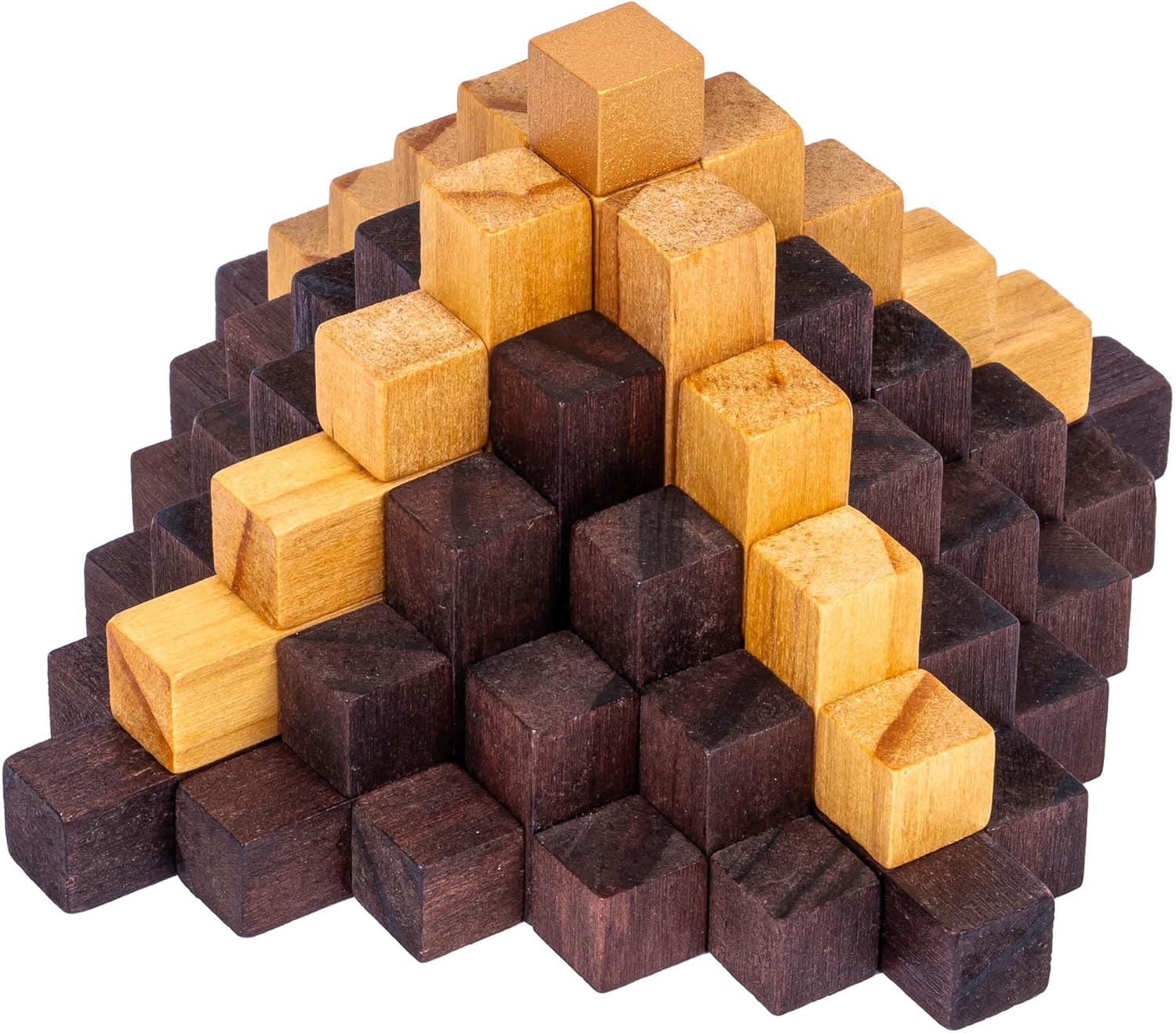 Professor Puzzle Myths & Legends El Dorado | Wooden Brainteaser Inspired by South American Myth | Build the Golden Temple | Mechanical Puzzle Gift for Adults & Teens