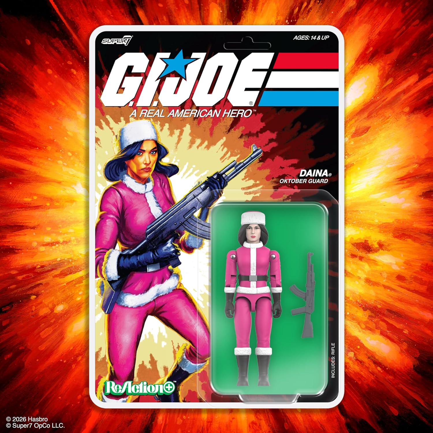 Super7 G.I. Joe Reaction+ Wave 07 Figurine d'action Daina (Dessin animé