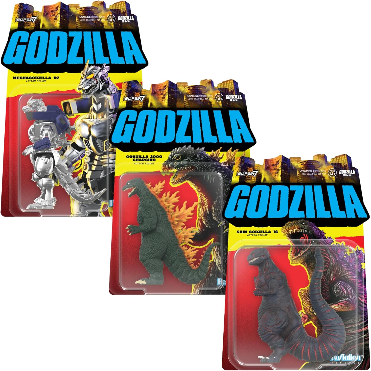 Super7 Toho Reaktionsfiguren Wave 10 - Mechagodzilla (2002) Actionfigur