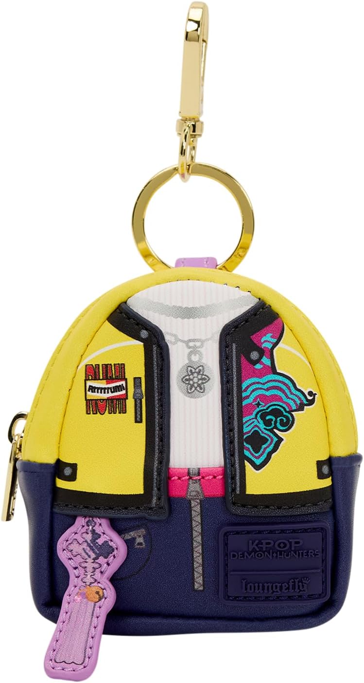 Loungefly Backpack Bag Charm: Netflix - KPOP Demon Hunters - Rumi, Derpy, Saja Boys and more - Mystery Box - 1 of 6 to collect - Styles may vary - Cute Collectables - Gift Idea - Official Merchandise, Loungefly KPOP Demon Hunters Rugzakhanger, Mystery Box