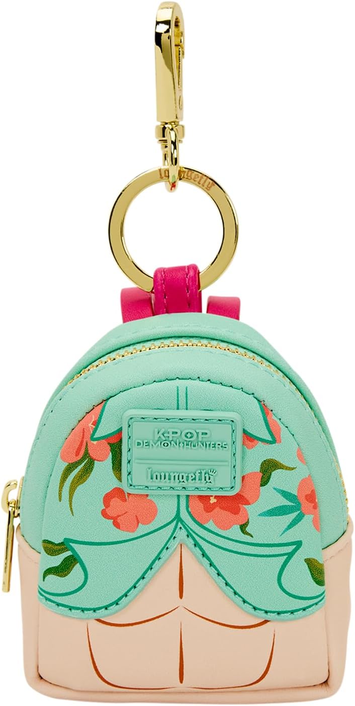 Loungefly Backpack Bag Charm: Netflix - KPOP Demon Hunters - Rumi, Derpy, Saja Boys and more - Mystery Box - 1 of 6 to collect - Styles may vary - Cute Collectables - Gift Idea - Official Merchandise, Loungefly KPOP Demon Hunters Rugzakhanger, Mystery Box