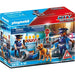 Playmobil 6878 City Action Police Roadblock, police gifting toy, fun imaginative role-play, playsets suitable for children ages 4+