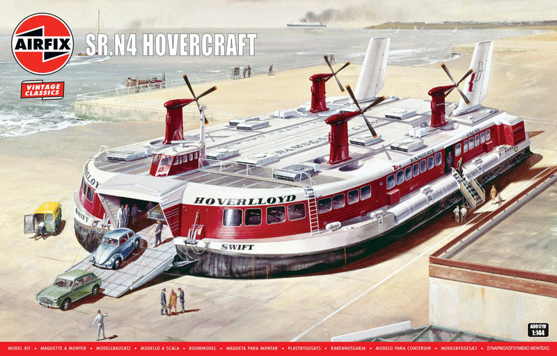 Airfix A09171V SR.N4 Hovercraft Classic vintage Model Building kit