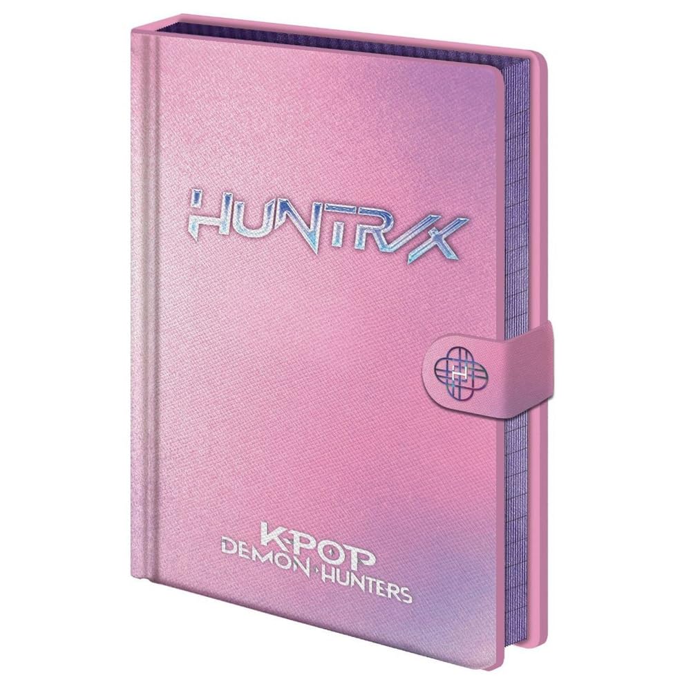 K-pop Demon Hunters (Irridescent Premium Notebook with Clasp, Officially Licensed Product, Stylish K-Pop Stationery Gift for Fans & Writers