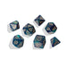 Jumbo Cats Dice Set Whiskers by Q-Workshop | Ages 14+ | Oversized Cat-Themed Polyhedral Dice for Tabletop RPGs, D&D, Board Games & Collectors | Premium Feline Design