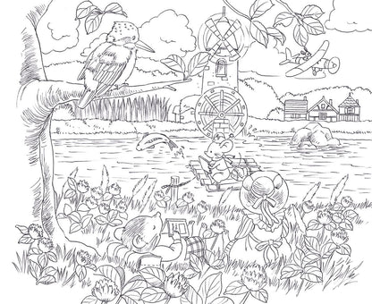 (ダウンロード特典付)野ねずみ ユルリの旅スケッチ ときめく塗り絵シリーズ(TOKIMEKU Coloring Book Series
