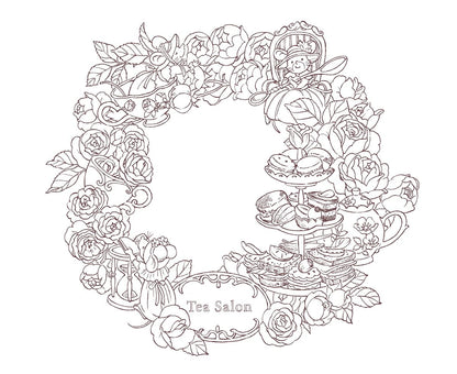 (ダウンロード特典付)こだわり塗り絵シリーズ 季節のリース Seasonal Wreaths of plants and friends(KODAWARI Coloring Book Series