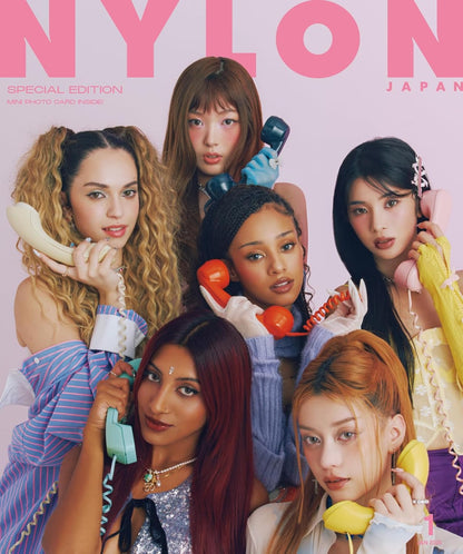 NYLON JAPAN 2025年1月号 SPECIAL EDITION 【W表紙：KATSEYE】 (