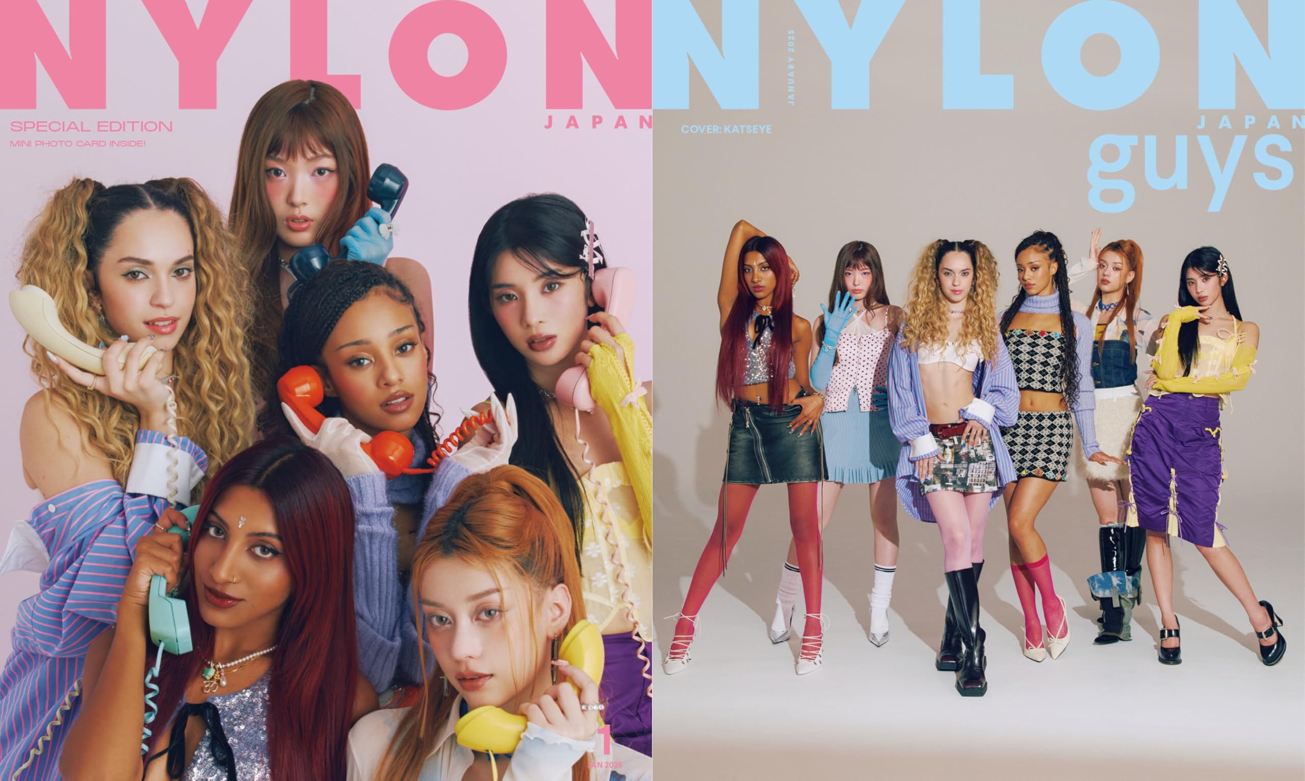 NYLON JAPAN 2025年1月号 SPECIAL EDITION 【W表紙：KATSEYE】 (