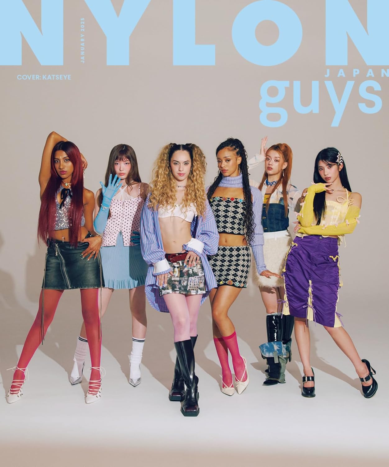 NYLON JAPAN 2025年1月号 SPECIAL EDITION 【W表紙：KATSEYE】 (