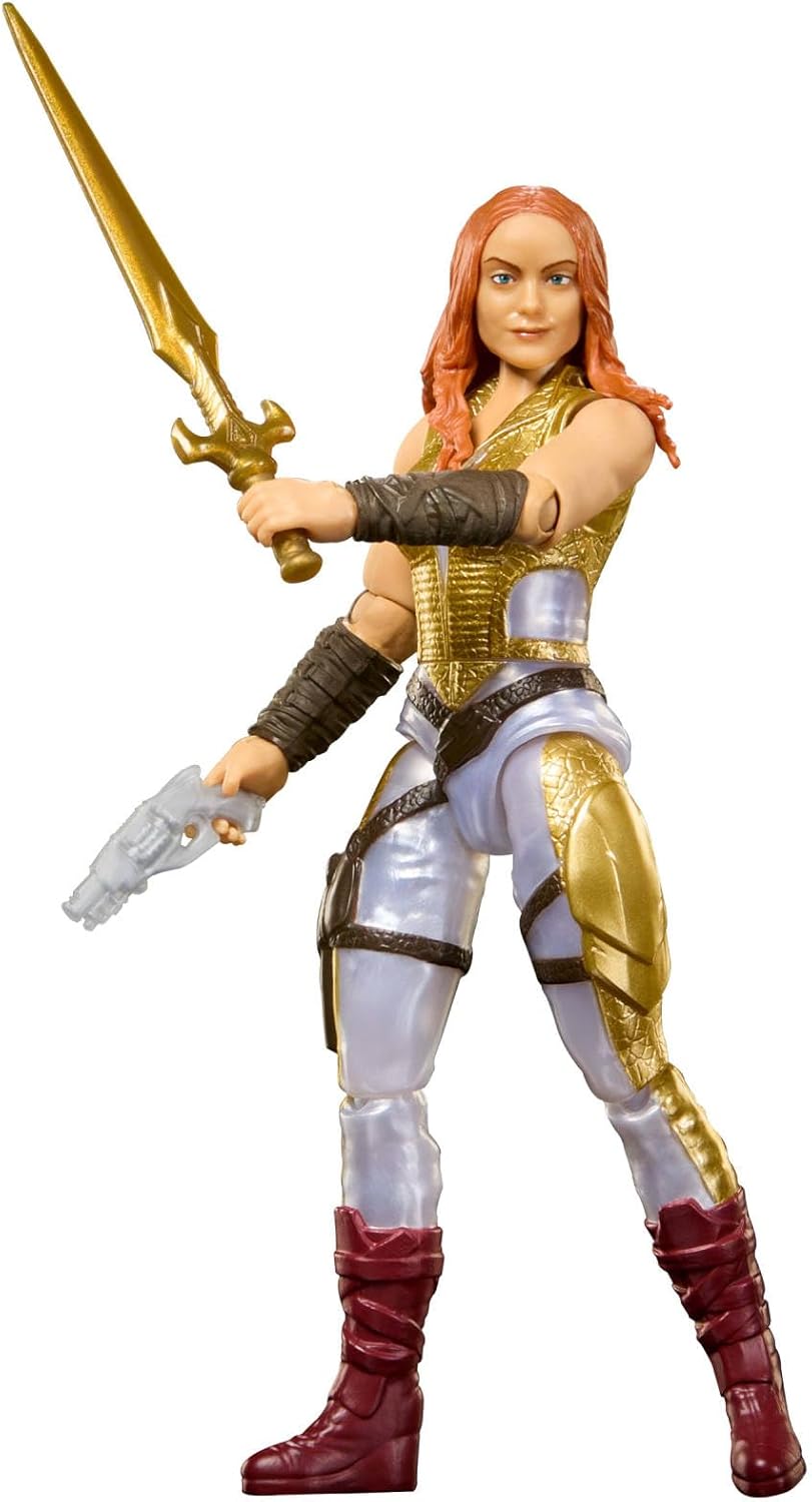 Masters of the Universe - Teela Dea Guerriera, action figure articolata con spada inclusa, ispirata a Camila Mendes dal film Masters of the Universe 2026, 6+ anni, JKH90