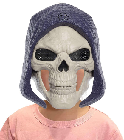 Masters of the Universe Skeletor-Maske, 2026 Film-Aussehen, Dialog, Licht und Sound, Rollenspielkostüm, Kopf, Superbösewicht-Maske, JKJ16