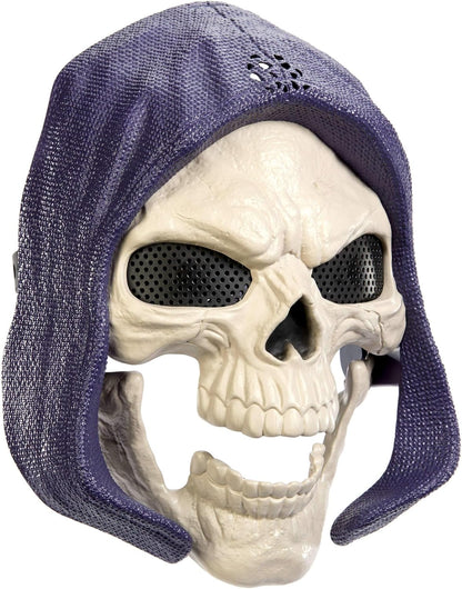 Masters of the Universe Skeletor-Maske, 2026 Film-Aussehen, Dialog, Licht und Sound, Rollenspielkostüm, Kopf, Superbösewicht-Maske, JKJ16