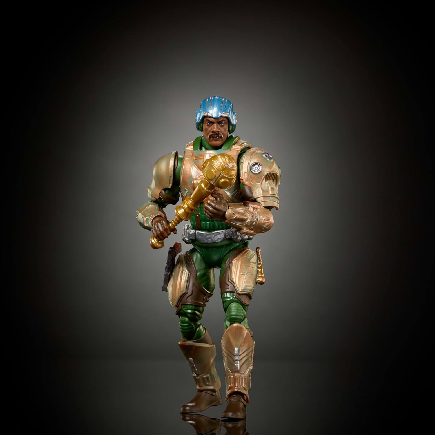 Masters of the Universe Chronicles - Man-at-Arms, action figure Guardia Reale Duncan del film del 2026 in scala 1:12, ispirato a Idris Elba e con design accurato, 6+ anni, JKJ25